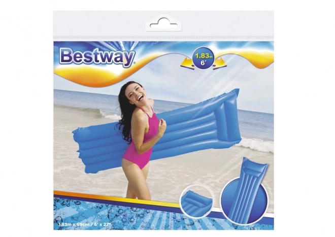 Inflatable Swimming Mattress Blue