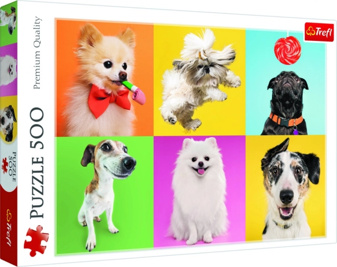 Happy Dogs Puzzle by Trefl - 500 Pieces