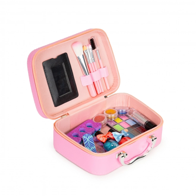 Children's Cosmetic Set with Mirror and UV LED Lamp