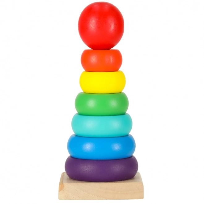 Colorful Wooden Stacking Tower