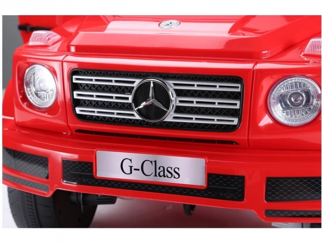 Red Battery-Powered Mercedes G500