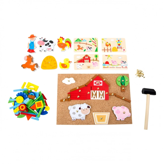 Wooden Creative Play Farm Set