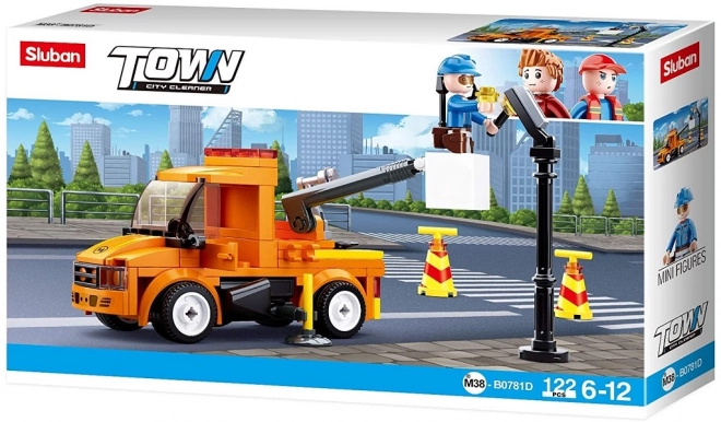 Sluban Town Repair Vehicle Building Set