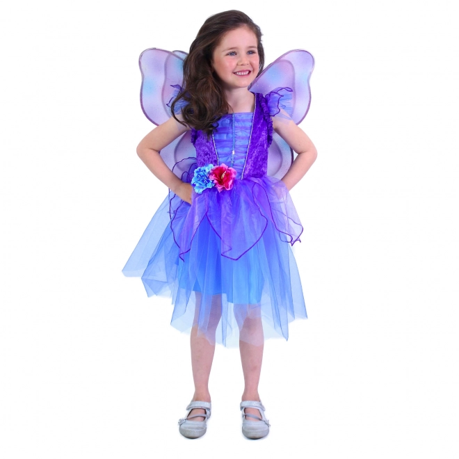 Fairy Violet Costume for Girls with Wings