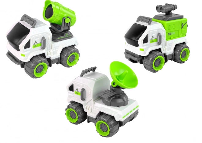 6-in-1 Space Vehicles Rover and Satellite Set for Kids