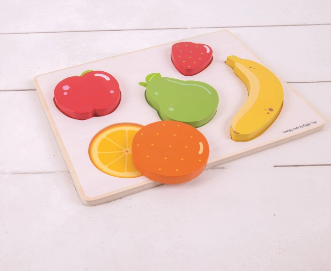 Bigjigs Toys Wooden Insert Puzzle - Fruits