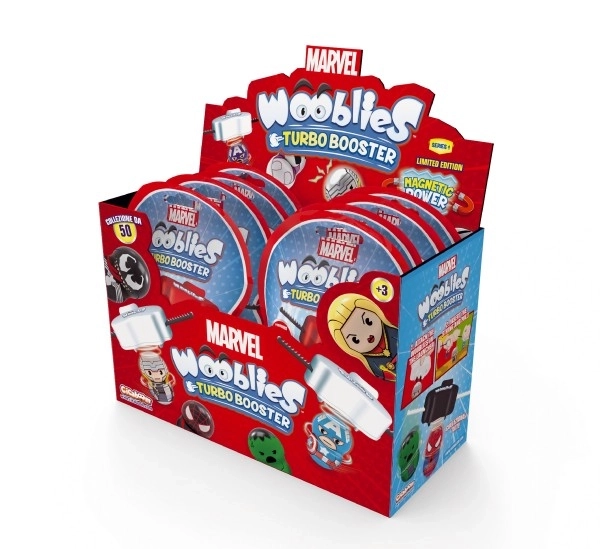 Wooblies Superheroes Collector Set with Turbo Launchers