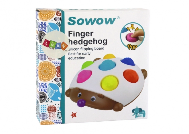 Hedgehog Sensory Fun Montessori Board