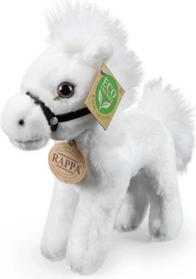 rappa plush white horse 20 cm eco‑friendly