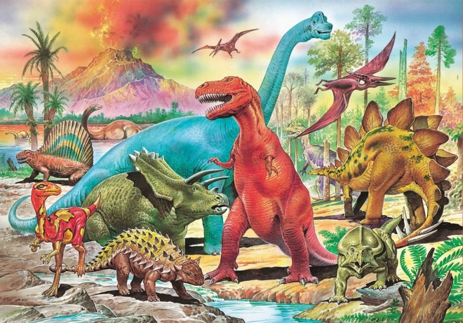 Educational Dinosaur Puzzle 100 Pieces