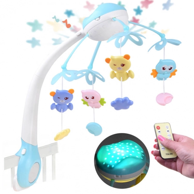 Crib Mobile with Projector and Remote Control