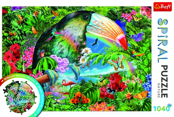 Trefl Spiral Puzzle Tropical Animals