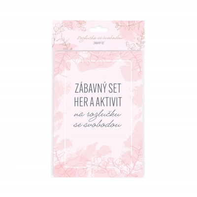 Zábavný set her a aktivit na rozlučku se svobodou