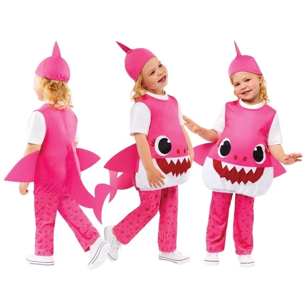 Baby Shark Costume Pink for Kids