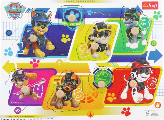 Wooden Puzzle PAW Patrol Spies