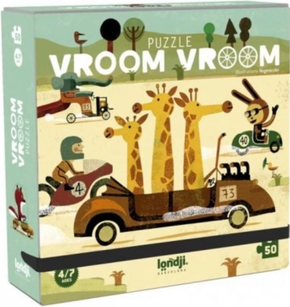 Puzzel Grote Races Londji - 50 stukken