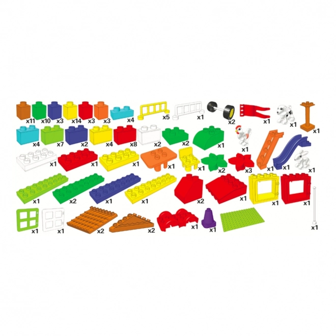 Junior Building Blocks Farm Set