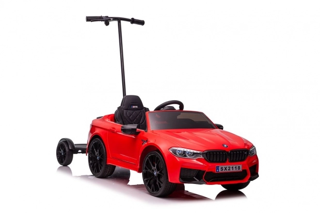 Battery Car with Parental Platform Red Painted