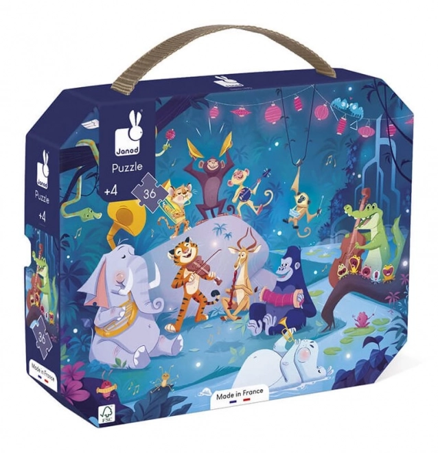 Janod Summer Festival Puzzle Suitcase