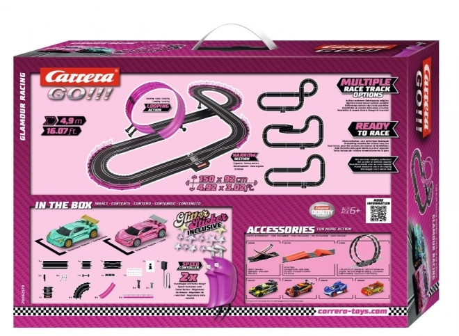 Girls Power Racing Track with Vehicles