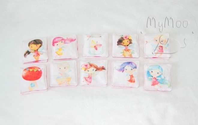 Mymoo Textile Memory Game - Forest Fairies