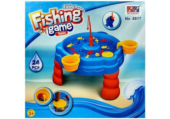 Fishing Game Set with 15 Fish