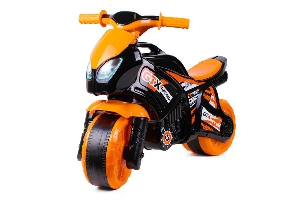 Balance Bike Orange-Black Plastic