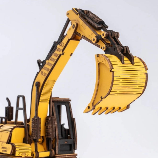 Wooden 3D Puzzle Excavator