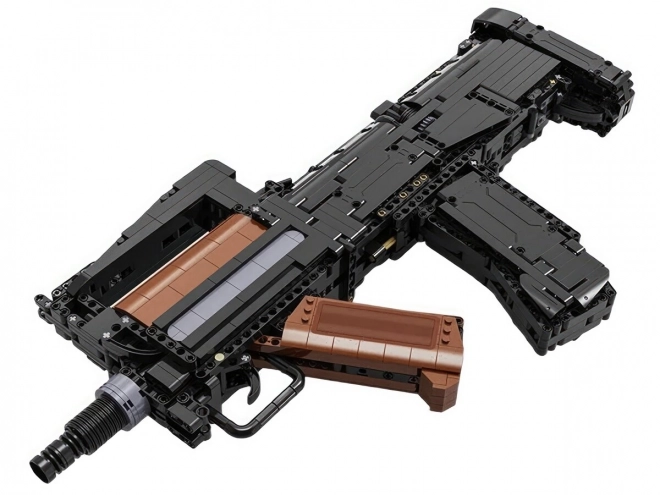 Construction Blocks Groza Rifle with Shooting Function and L-Motor for Kids 14+