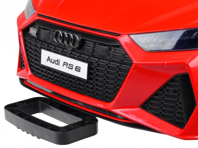 Elektrické auto pre deti Audi RS 6 – Červená