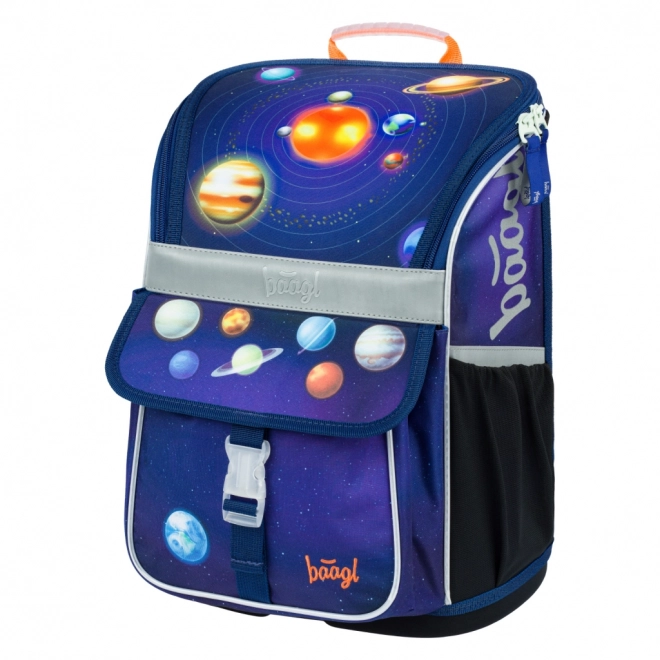 Baagl School Backpack Planets