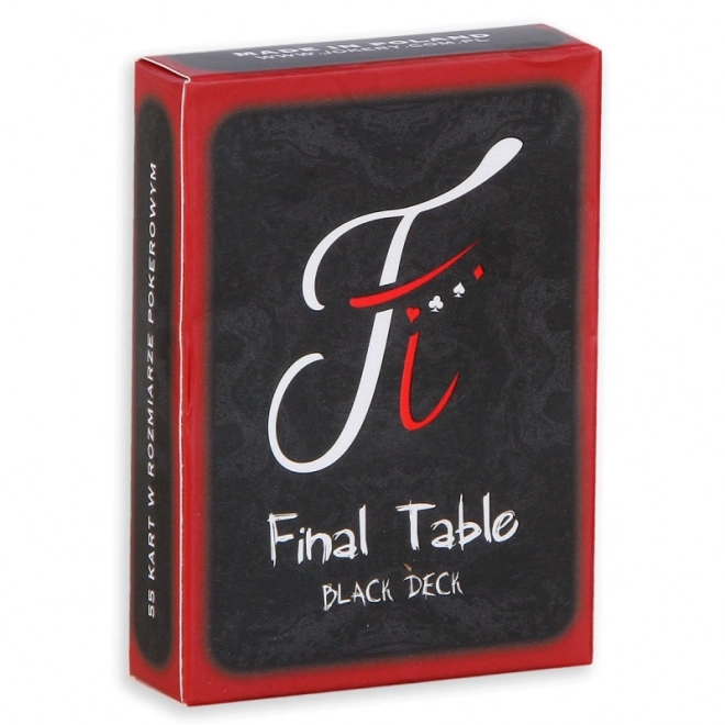 Final Table Black Deck Playing Cards