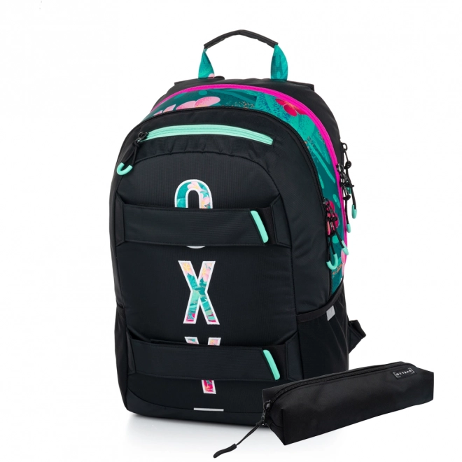 Student Backpack and Pencil Case OXY Sport Tropic