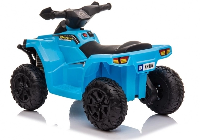 Blue Battery-Powered Quad Bike