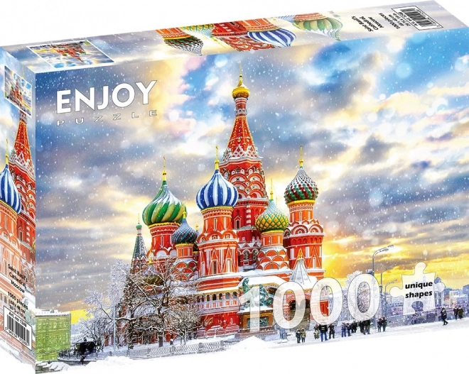 Saint Basil's Cathedral Moscow 1000 Piece Puzzle