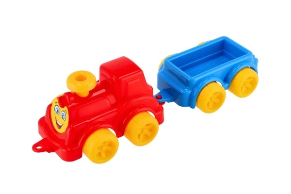 Colorful Plastic Train with Wagon