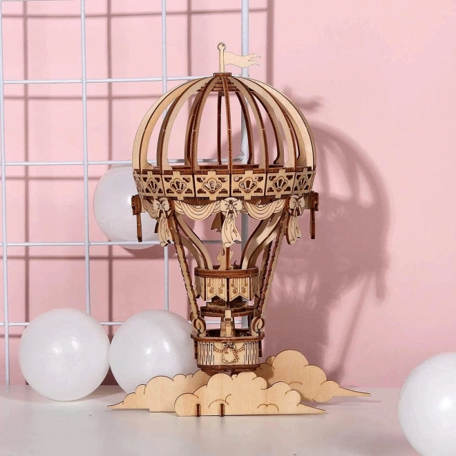 Robotic Wooden 3D Puzzle Hot Air Balloon