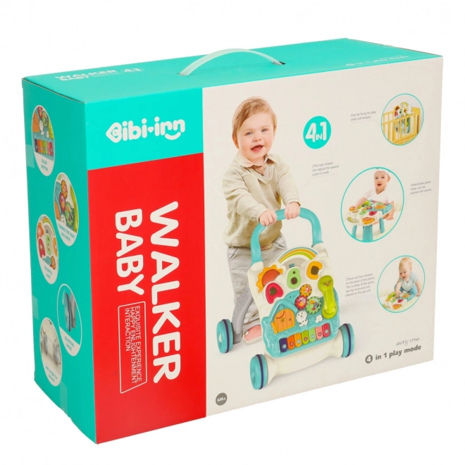 Interactive Educational Walker 4-in-1 Blue