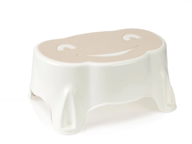 Babystep Kids Step Stool Off White