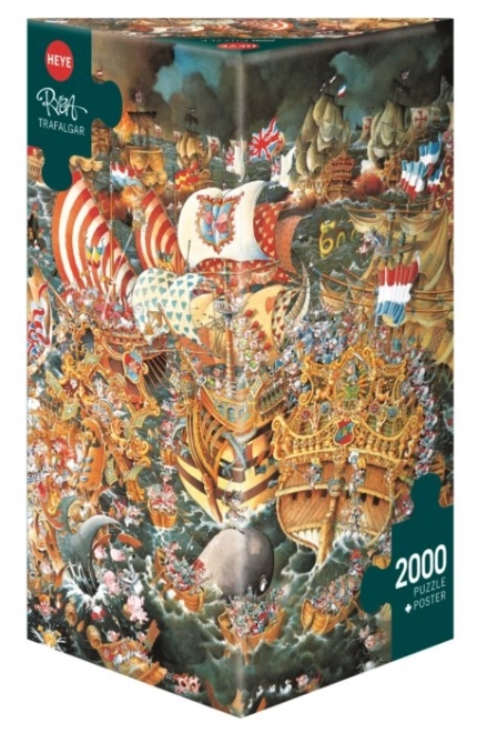 Puzzel Slag bij Trafalgar 2000 stukjes van HEYE