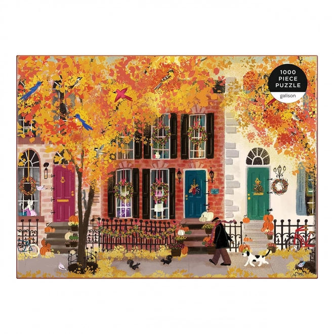 Autumn in the Neighborhood Puzzle 1000 Pieces