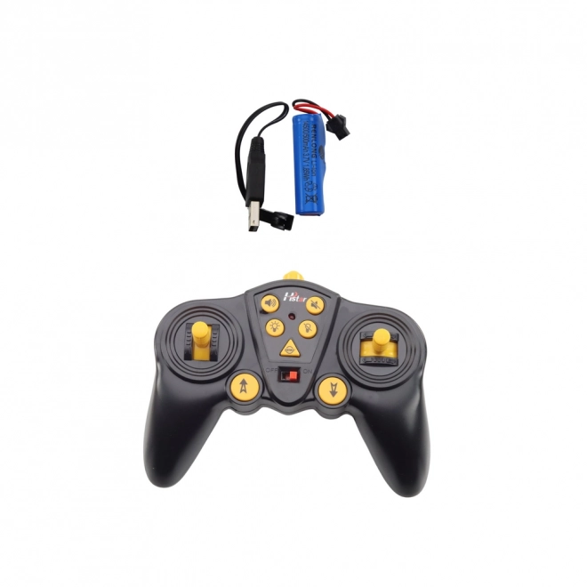 Fun Remote Control Track Excavator with 6 Channel 27 MHz Remote Control