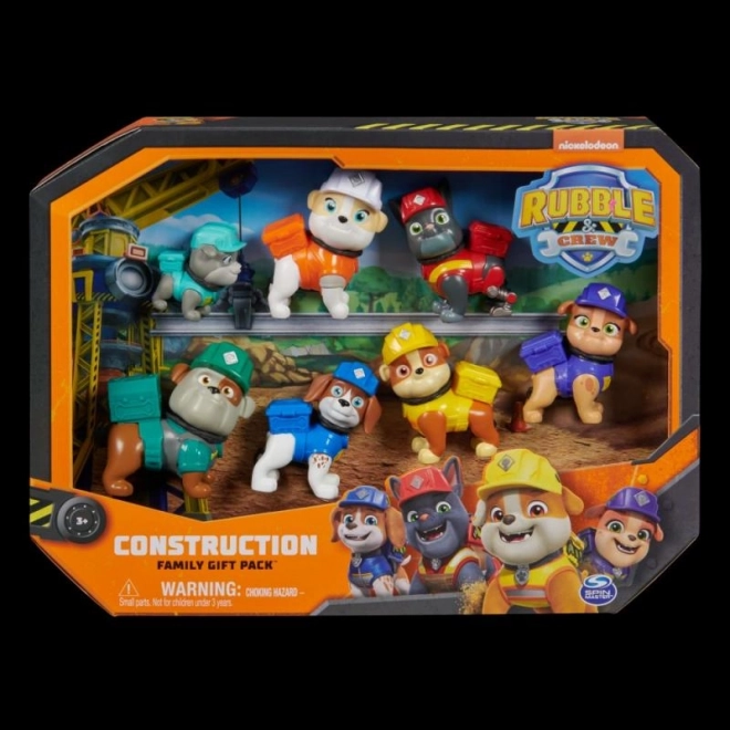 Paw Patrol Rubble and Crew 7-Pack Figures