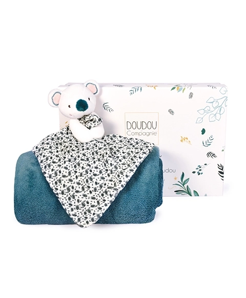 Gift Set Happy Koala Blanket and Comforter