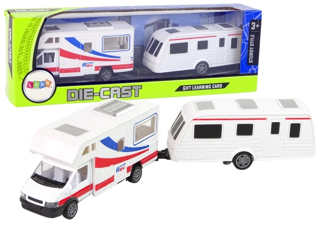 Camper and Camping Trailer Set