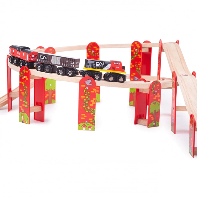 Bigjigs Rail Multi-Level Track Set