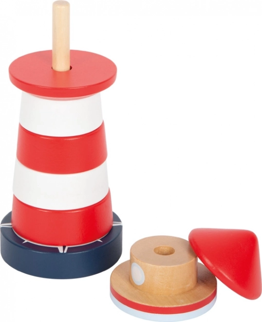 Small Foot Wooden Stacking Lighthouse