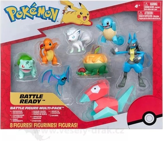 Set of 8 Pokémon Figures