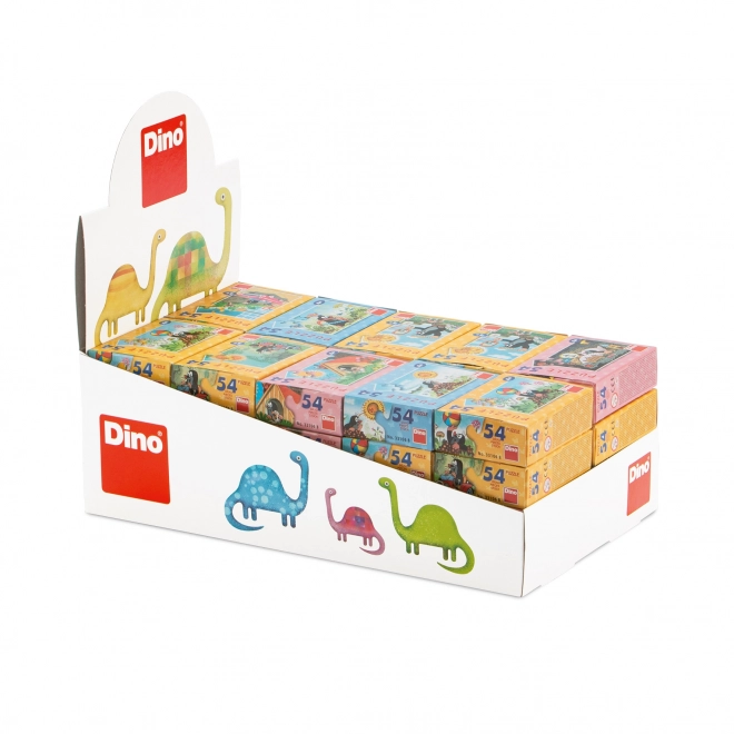 Dino paper puzzle little mole 54 pieces