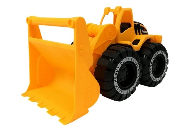 Dump Truck with Trailer and Bulldozer Construction Set